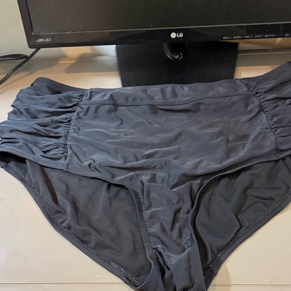Ava & Viv Black Swim Bottoms
